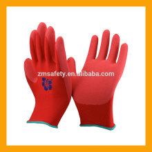 EN388 Red Foam Latex Wood Industrial Safety Gloves